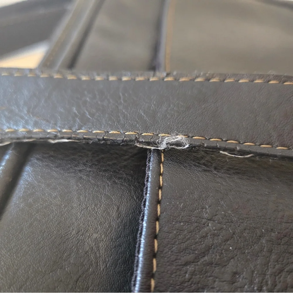 Black Leather Crossbody Bag